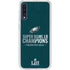 NFL Philadelphia Eagles Super Bowl LII Champions Galaxy A50 Clear Case